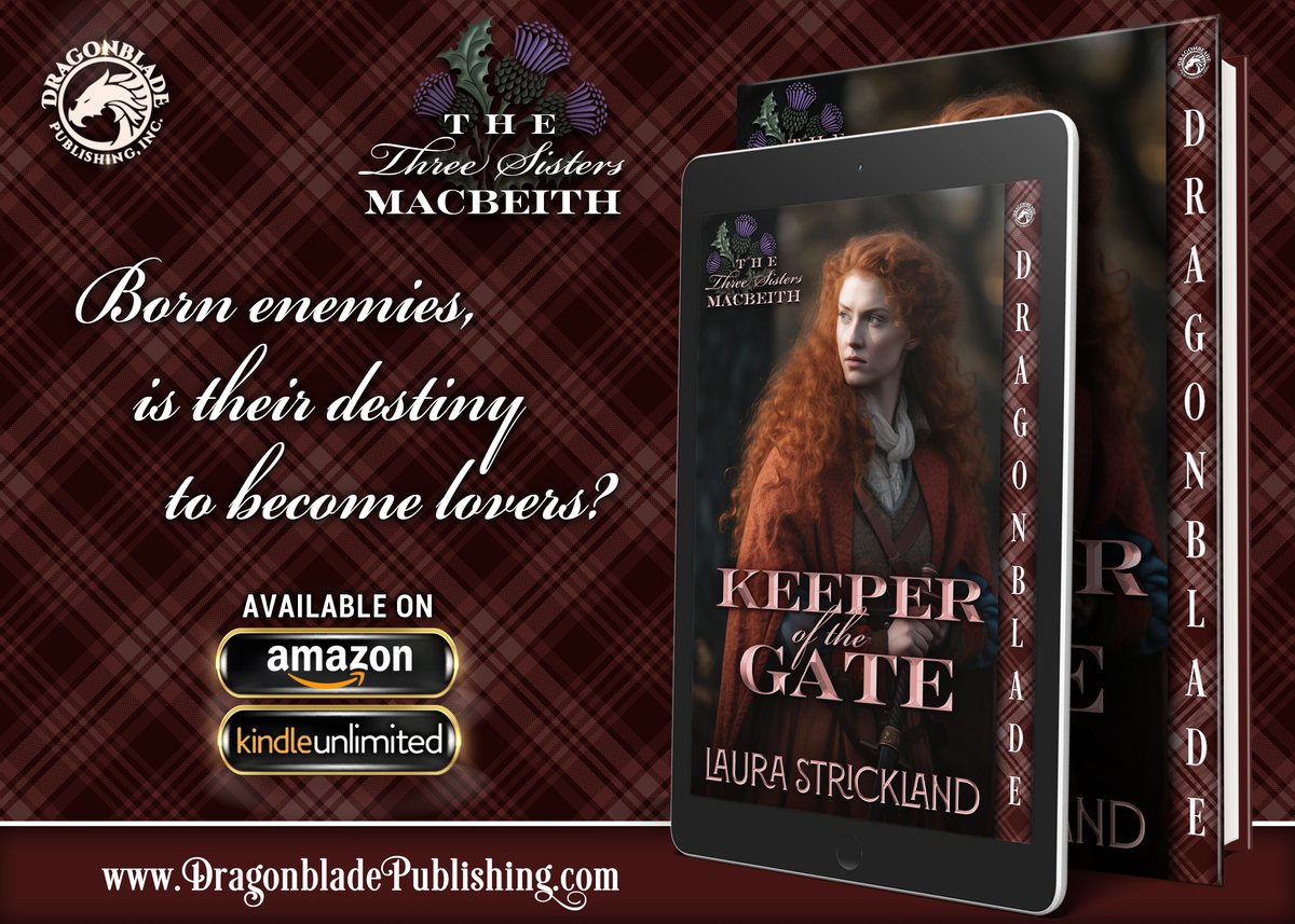 #Highlander #Scottish #HistoricalRomance #AHAgrp Join the adventure of The Three Sisters MacBeith! If you love strong women and the fight for a bonny glen, this series is for you. amazon.com/dp/B0C2BD3VMT/…