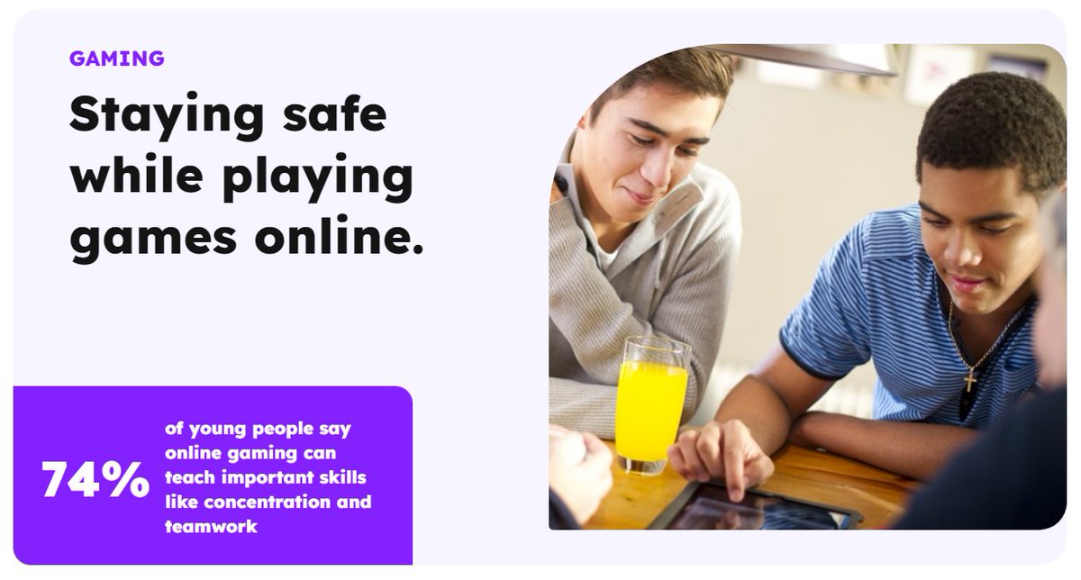 Help your child stay safe when online gaming, learn more saferinternet.org.uk/online-issue/g…

#SaferInternetDay #cyberchoices