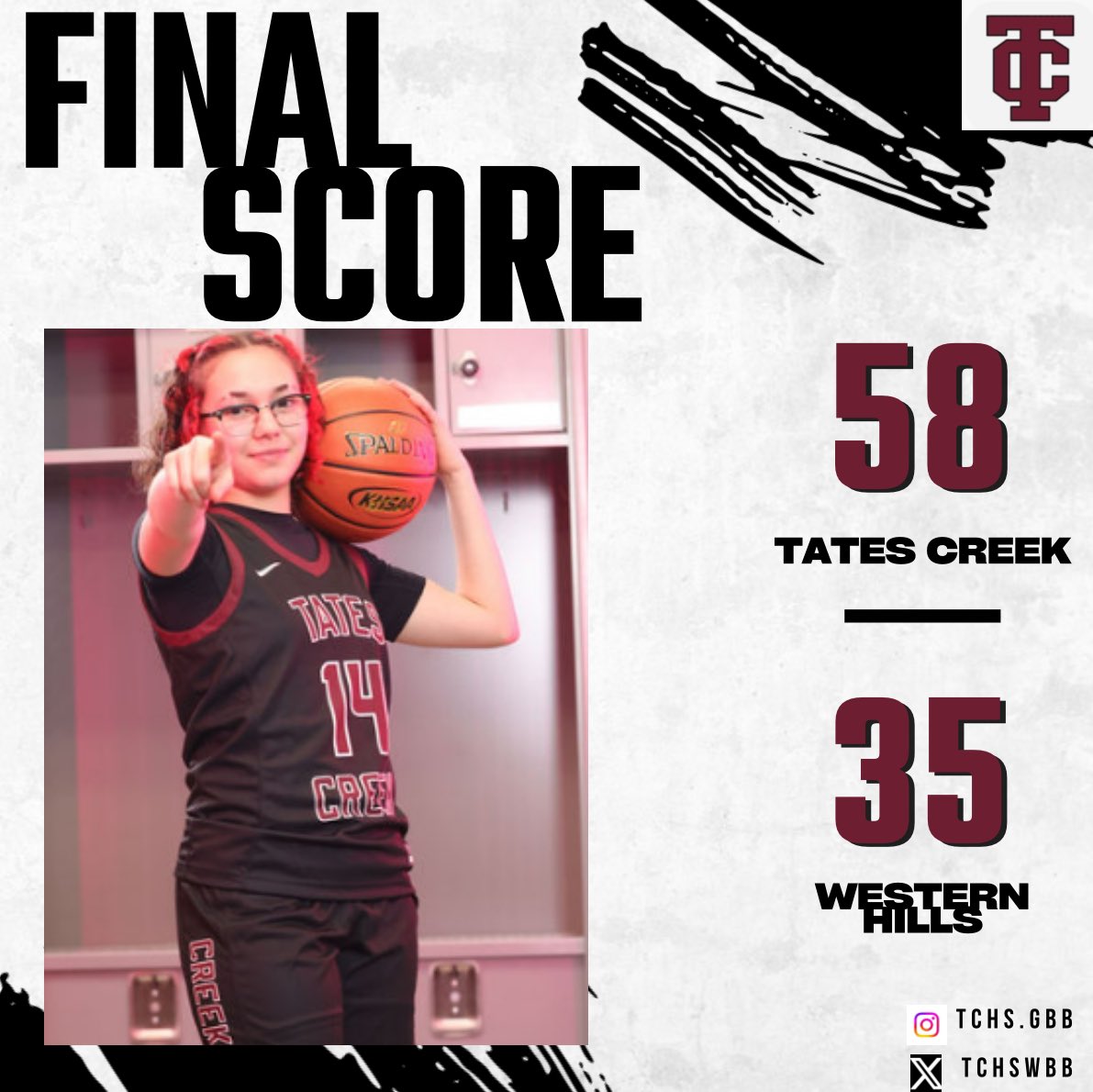 TCHSWBB's tweet photo. WEEKEND RECAP‼️

✅The official celebration of Coach Costners 100th career win🌹🏆

✅WIN against Western Hills 

Come out and support both the girls and boys in the double header against LCA tomorrow at 6/730pm. 

#CreekNation#Believe https://t.co/QfCprnL32G
