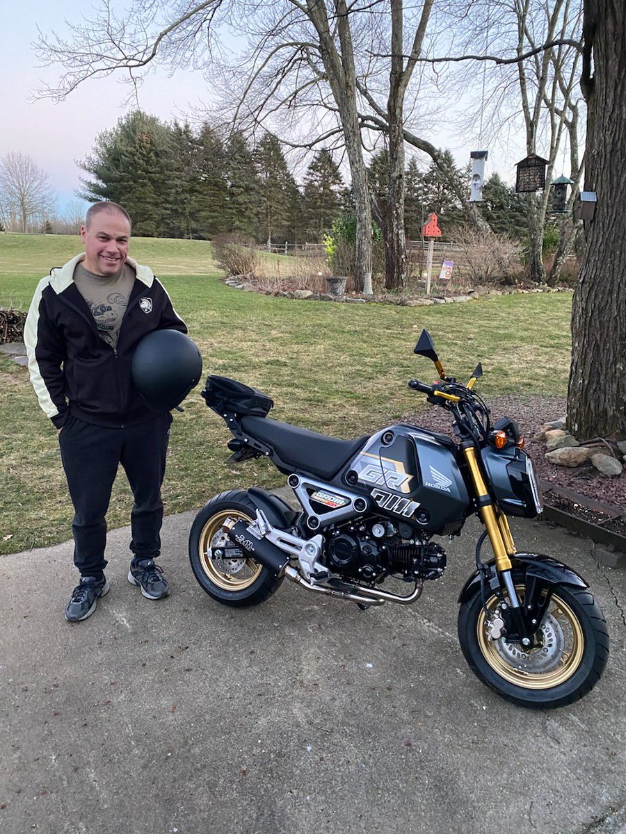 blackmanscycle's tweet image. 🔥 Congratulations to Brett Miller from #WindGap, PA on his 2024 #Honda #Grom SP! 🏁 Thank you for choosing to work with Mick and #BlackmansCycle! 💥#GromNation #GromLife #MochaCowboy
