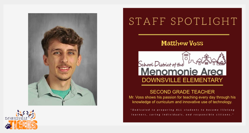 downsvilleES's tweet photo. Staff Spotlight- Mr. Voss @SDMAOnline https://t.co/3w5A3nDWSD