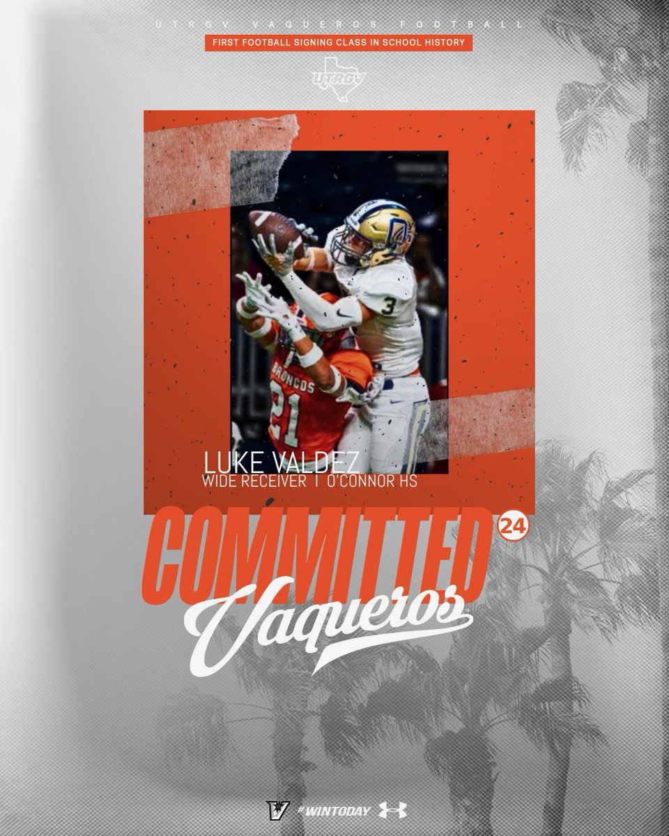 Luke Valdez (@lukevaldez24) on Twitter photo I’m blessed and excited that I will be spending the next 4 years continuing my academic and football journey at UTRGV…. V’s UP
<a href="/CoachRegalado/">Marco Regalado</a> <a href="/CoachBrasfield/">“Connecting People to their Purpose”</a> <a href="/LincolnPhilyaw/">Lincoln Philyaw</a> <a href="/satxhsfb/">SATXHSFB</a> <a href="/YVQBacademy/">YVQBacademy</a> <a href="/ryderdorn/">Ryder Dorn</a> <a href="/GreysonDonnell/">Greyson Donnell</a> <a href="/de_lag14/">Andy De la Garza</a> I’m blessed and excited that I will be spending the next 4 years continuing my academic and football journey at UTRGV…. V’s UP
<a href="/CoachRegalado/">Marco Regalado</a> <a href="/CoachBrasfield/">“Connecting People to their Purpose”</a> <a href="/LincolnPhilyaw/">Lincoln Philyaw</a> <a href="/satxhsfb/">SATXHSFB</a> <a href="/YVQBacademy/">YVQBacademy</a> <a href="/ryderdorn/">Ryder Dorn</a> <a href="/GreysonDonnell/">Greyson Donnell</a> <a href="/de_lag14/">Andy De la Garza</a>