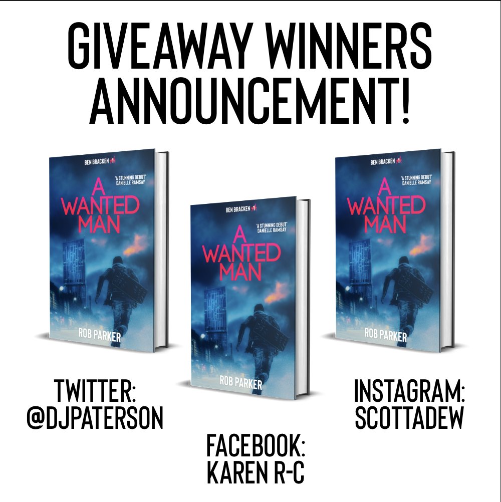 robparkerauthor's tweet photo. It's Monday so it's time to announce who has won #AWantedMan - and here on Twitter, it's @djpaterson! I'll be in touch very soon to get the hardback sent your way mate! Congrats!
Thanks everyone so much for entering. I'll do another one next month for #MortePoint! https://t.co/uiVQqepzdR