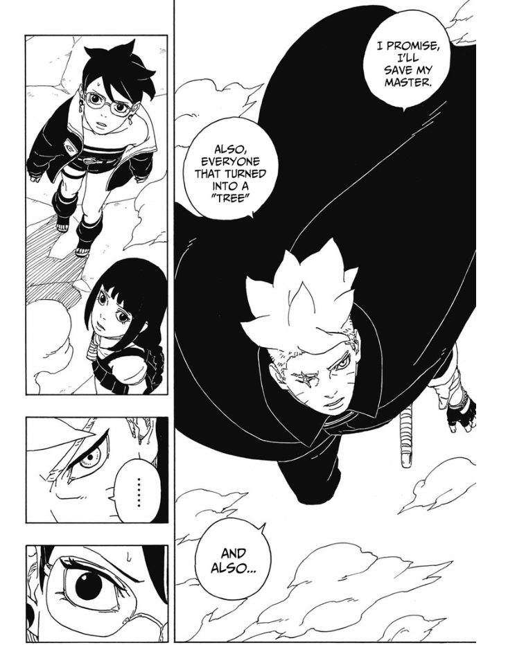BorutoUzuhiko's tweet photo. He was about to say "And also my parents" I'm pretty sure.
#BORUTO #BorutoTwoBlueVortex #BorutoTwoBlueVortexCh7 #BorutoTBV #borutotwobluevortexchapter6 #بوروتو #حرق_بوروتو https://t.co/pOfLU443ZH
