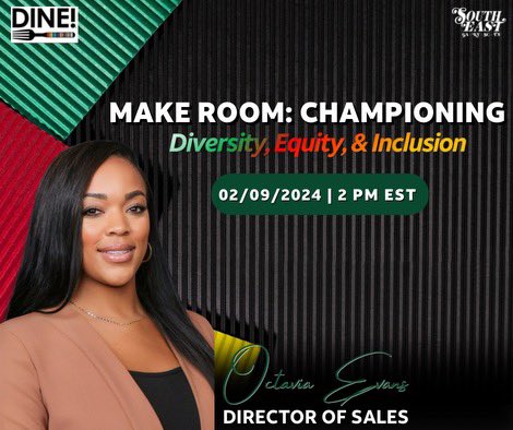 Creating an inclusive corporate environment involves acknowledging the importance of diversity. Let’s talk about making room, and what that looks like. #BHM2024 #southeaststates