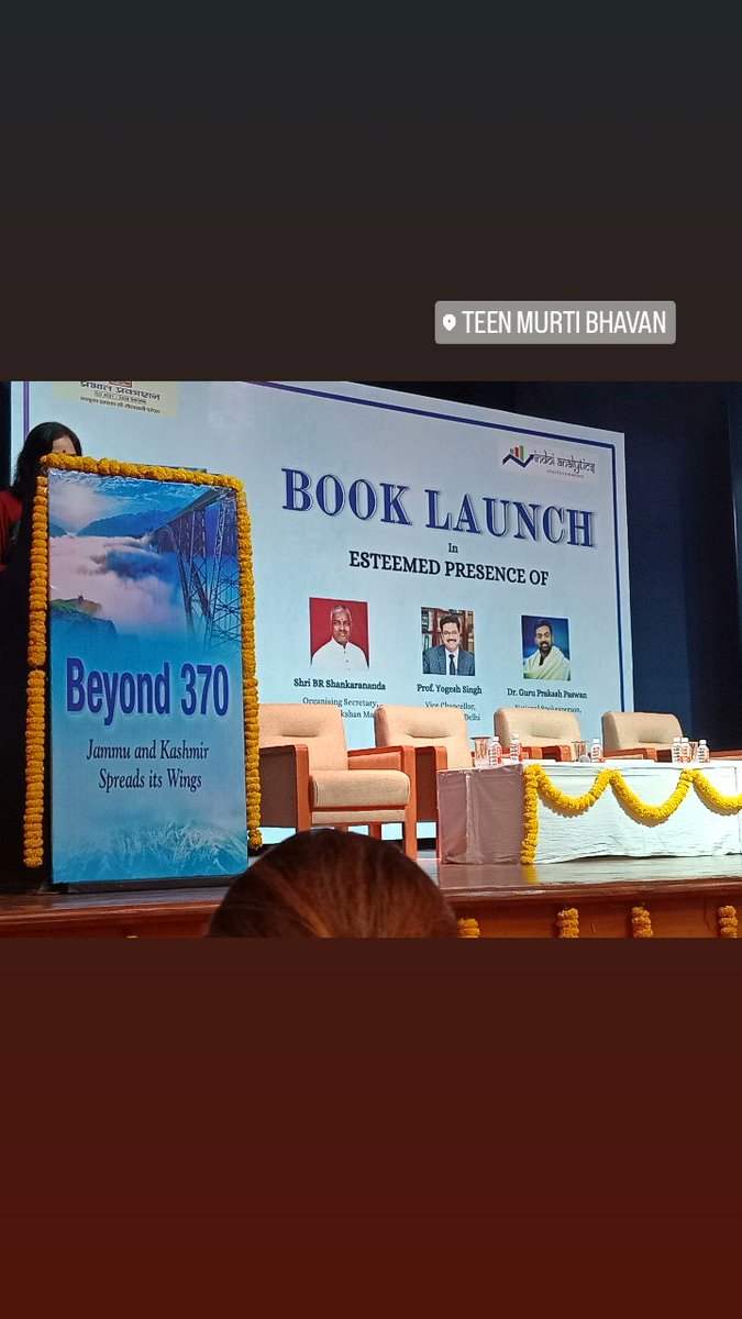 _neolexia's tweet photo. #Beyond370 
Beautiful moments at the book launch at the same time while PM speaking about #370 in the Parliament
BJP 370 
@ prime minister museum &amp; library, teen murti bhavan 🇮🇳🚩 https://t.co/5c2PKi7vaO