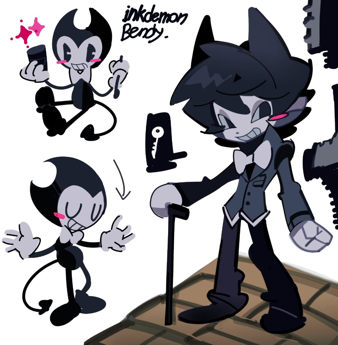 wordcici's tweet image. #BENDY 
Devil baby🏌️