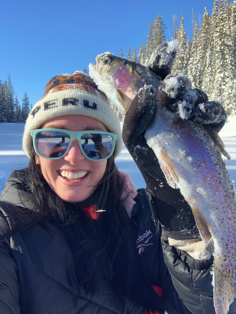 Was a day to remember ❤️
After trekking through the snow to get to this lake, I caught the most trout I’ve ever caught on a day. Hard work pays off!
.
.
#troutfishing #womenfishing #girlswhofish #fishingfanatic #fisherwomen #rainbowtrout #troutfanatic #icefishing