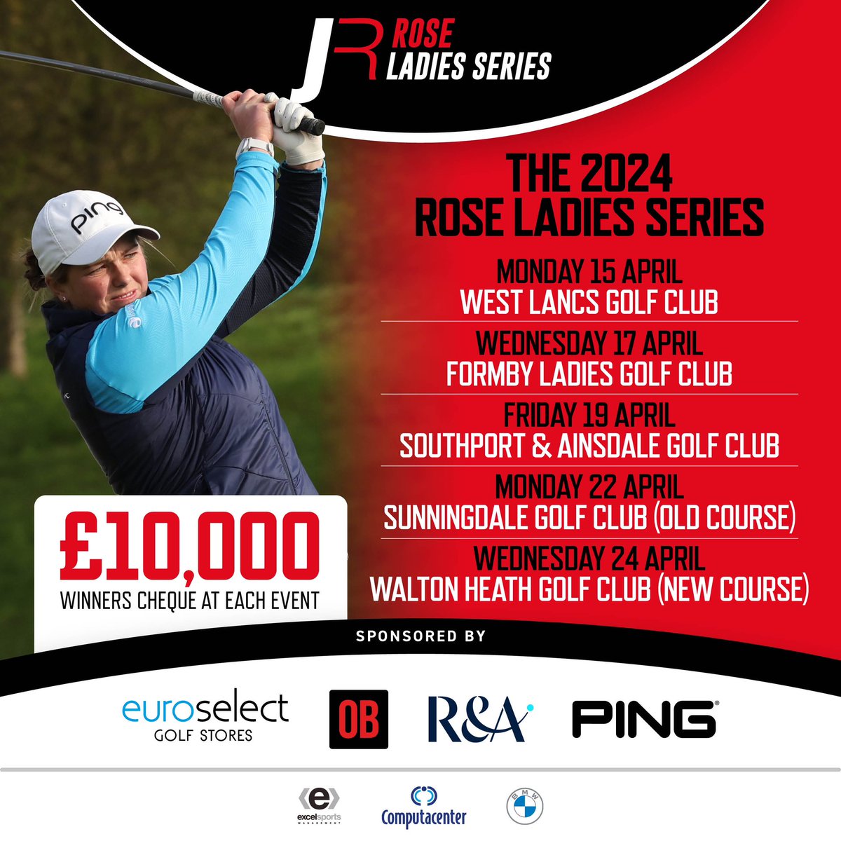 We go again!! Excited for the fourth Rose Ladies Series… Amazing venues and £10k first prizes… Entry’s are OPEN…Link in bio!!#RoseLadiesSeries #RLS