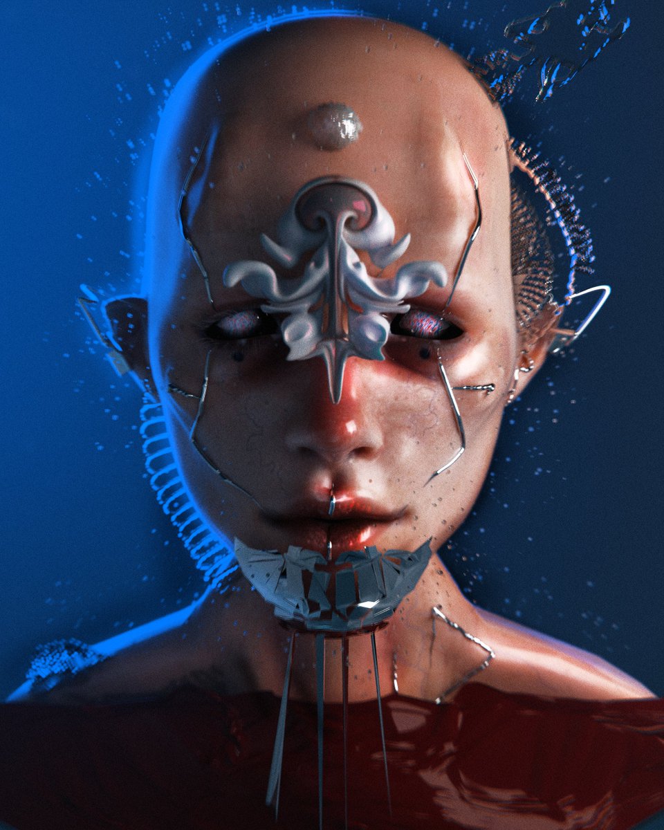 vnc_ptk's tweet photo. Astris, original character created while learning new techniques in #Blender and edited in #Photoshop

#digitalart #3Dart #3dartist https://t.co/iTZQn9LkDV