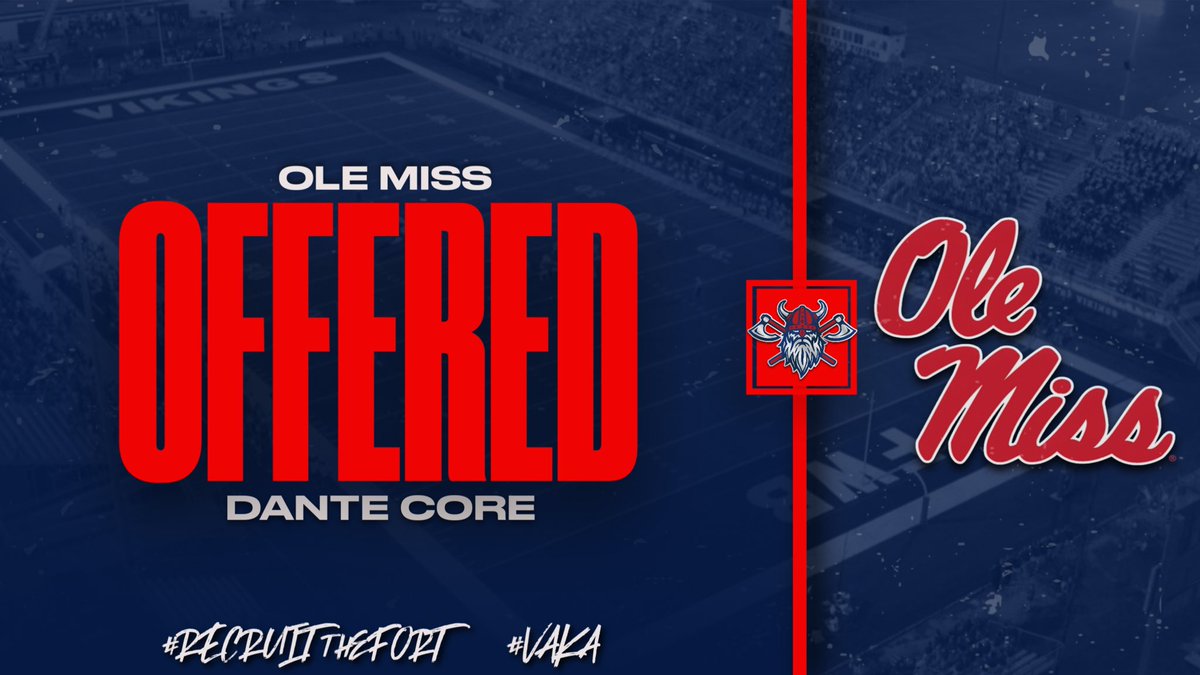 2025 <a href="/FWB_FB/">Fort Walton Beach Football</a> DB Dante Core <a href="/Dante_Core3/">Dante core</a> has been offered by Ole Miss. Congrats! #VAKA #RISEasONE #RECRUITtheFORT <a href="/RyanWrightRNG/">Ryan Wright</a> <a href="/adamgorney/">Adam Gorney</a> <a href="/DemetricDWarren/">Demetric D. Warren</a> @RivalsWoody <a href="/ChadSimmons_/">ChadSimmons</a>  <a href="/larryblustein/">Blustein Recruiting</a> @SWiltfong247 <a href="/FlaHSFootball/">FloridaHSFootball.com</a> <a href="/H2_Recruiting/">Hasani (H2) | Football Recruiting</a> <a href="/MohrRecruiting/">Brian Mohr</a> <a href="/Andrew_Ivins/">Andrew Ivins</a>