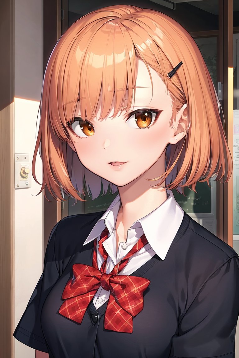 shiritsuAI's tweet image. 記念すべき最初に紹介する生徒は！
 2-A 1番  相川 莉奈 ちゃんで〜す❣️

いつも元気で明るくて、
クラスの盛り上げ役！
ちょっとおっちょこちょいなところもあってとっても可愛いよぉ！

テニス部では日々仲間と切磋琢磨競い合ってます！
よろしくお願いしま〜す！
 #AIイラスト