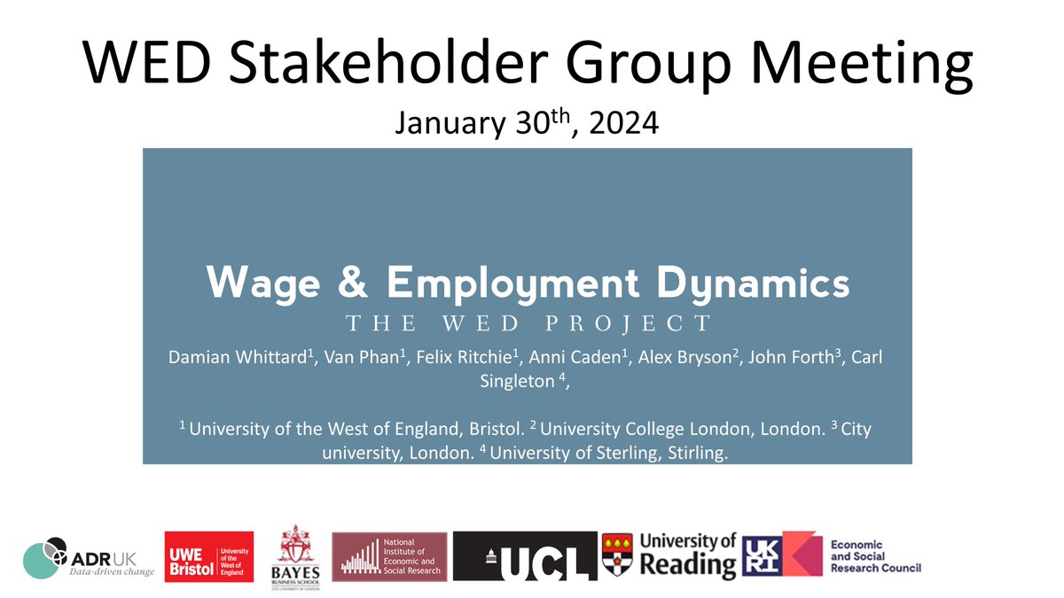 Want to get up to date with all the most recent WED Project developments? Our most recent Academic and Government Stakeholder meeting slides are now available over on the website. Check them out here: wagedynamics.com/wed-project-ho…