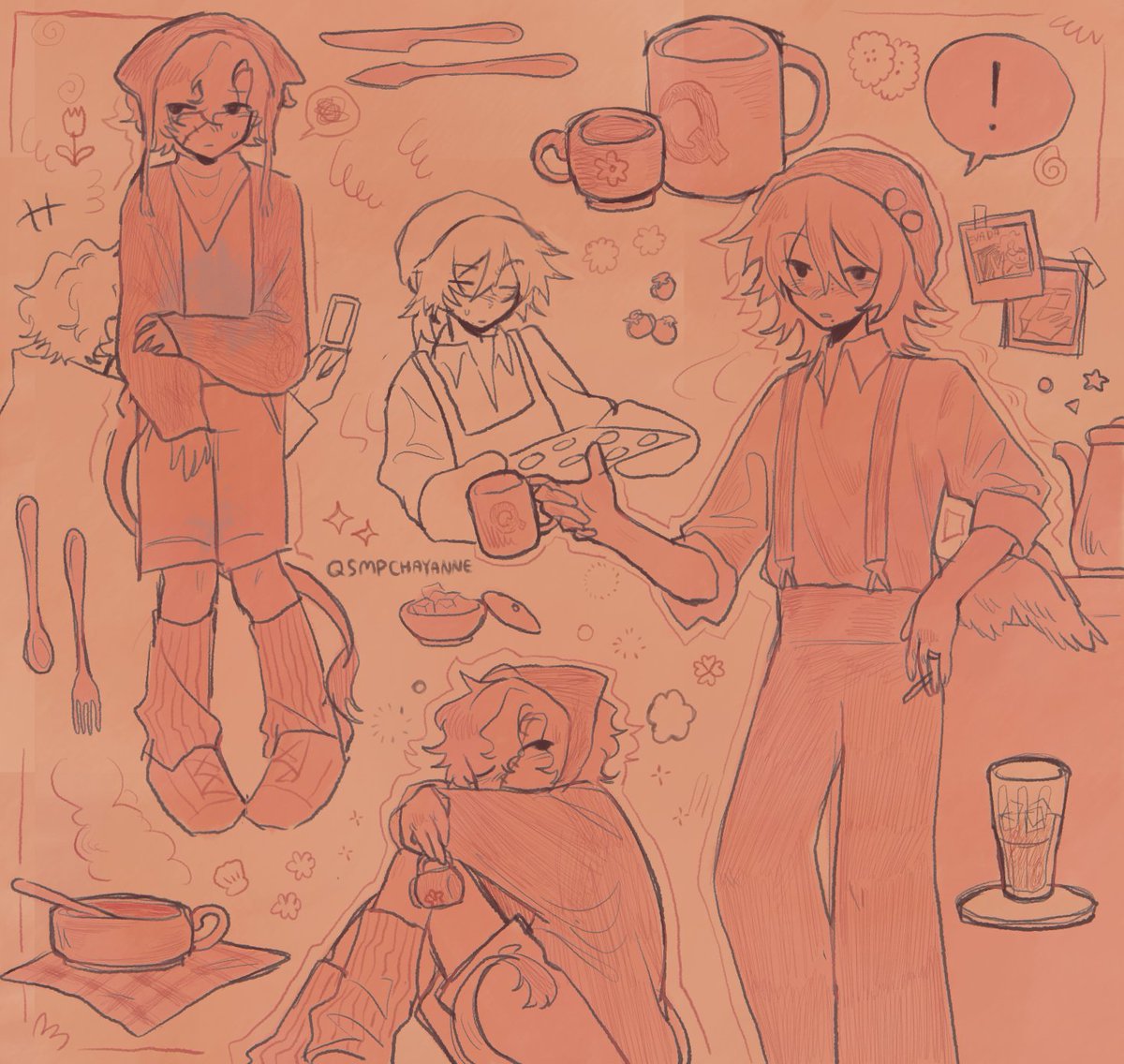domestic calamity duo ^_^ #tommyinnitfanart #quackityfanart