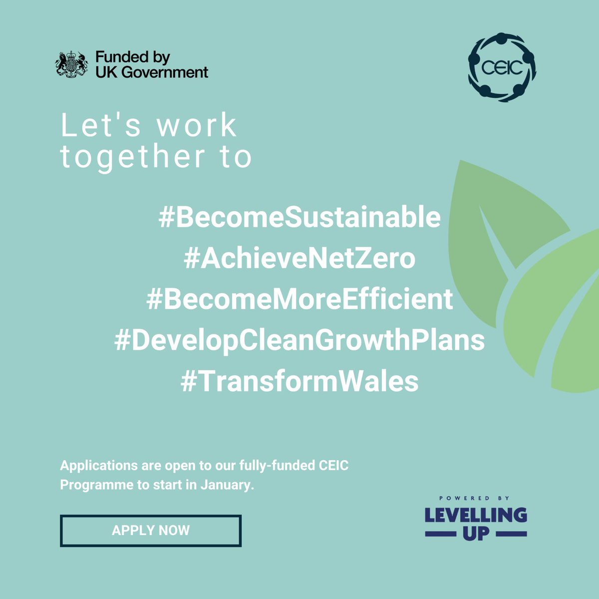 Join us on our journey towards a more sustainable future. We’re throwing away the ‘take, make and dispose’ society and replacing it with a ‘reduce, re-use and recycle’ approach. Join our fully-funded programme today🔗➡️ceicwales.org.uk/Spring2024/ #circulareconomy