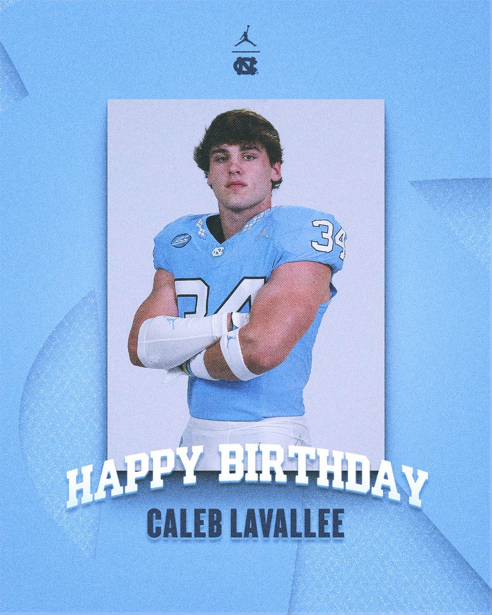 Happy Birthday, @CalebLaVallee1 #CarolinaFootball 🎂 #UNCommon