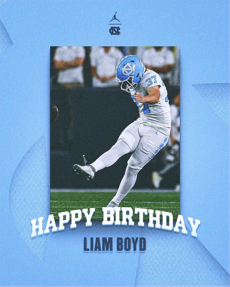 Happy Birthday, @liamboyd37 #CarolinaFootball 🎂 #UNCommon