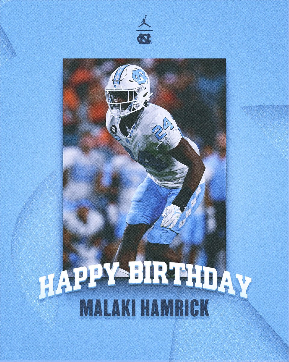 Happy Birthday, @MalakiHamrick #CarolinaFootball 🎂 #UNCommon