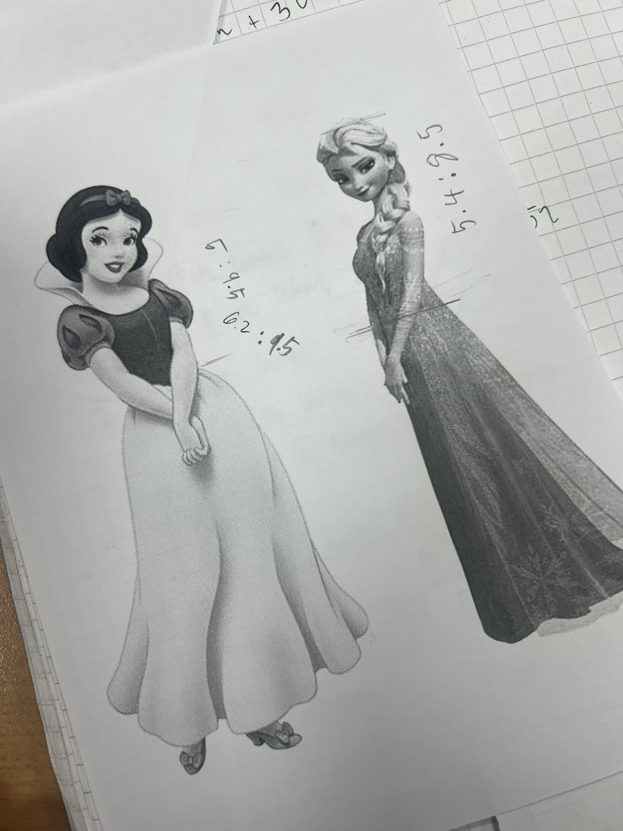 a lovely afternoon with Y8 spent investigating how Disney use the golden ratio to design heroes and villains! 😍🤩
