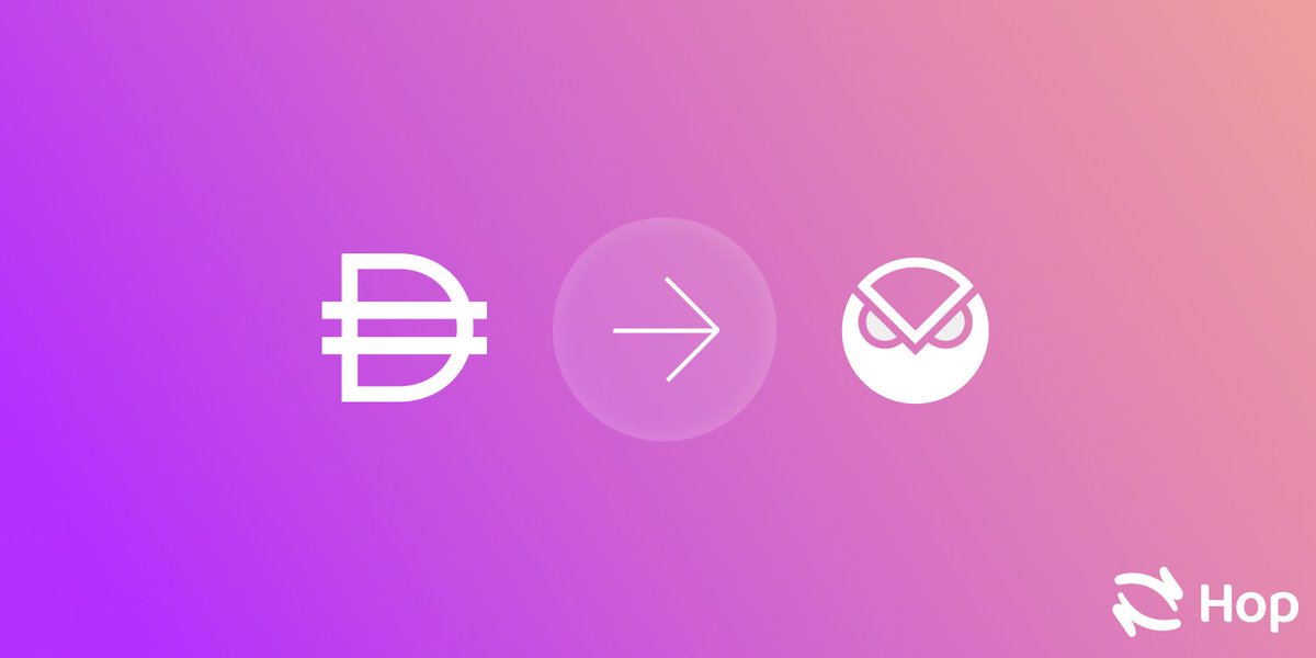 HopProtocol's tweet photo. Want even cheaper transfers on Hop? The bonder fee for DAI transfers into @gnosischain has been cut in HALF 🤑

The team @karpatkey has provided liquidity to the bonder and the AMM to make this happen.

This fee reduction is live NOW. https://t.co/zMFa1fgeSB