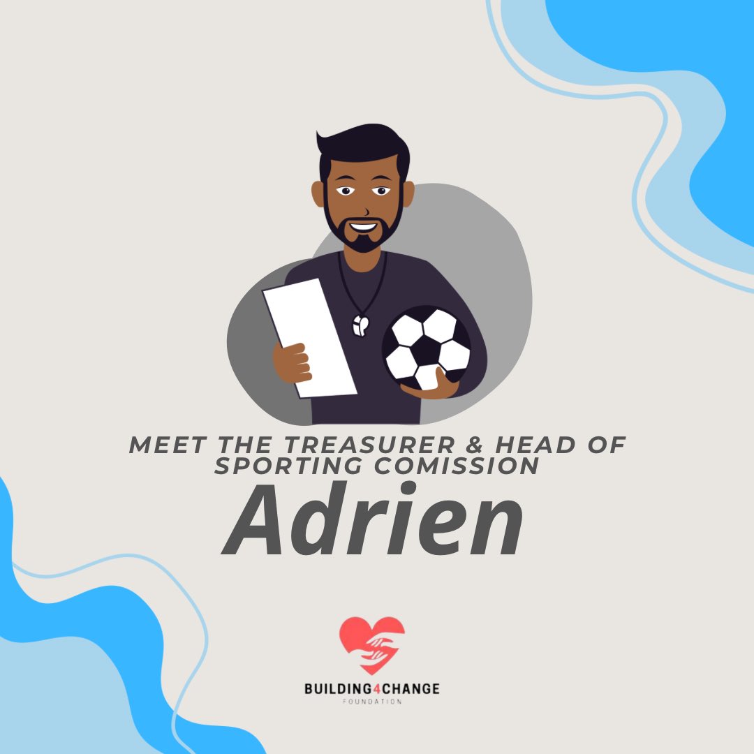 Building4Change's tweet image. “I may not change the world but I do hope my efforts can spark some motivation” 🌎 swipe to meet another team member, Adrien!