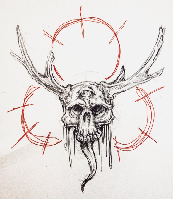 「skull」 illustration images(Latest｜RT&Fav:50)｜4pages