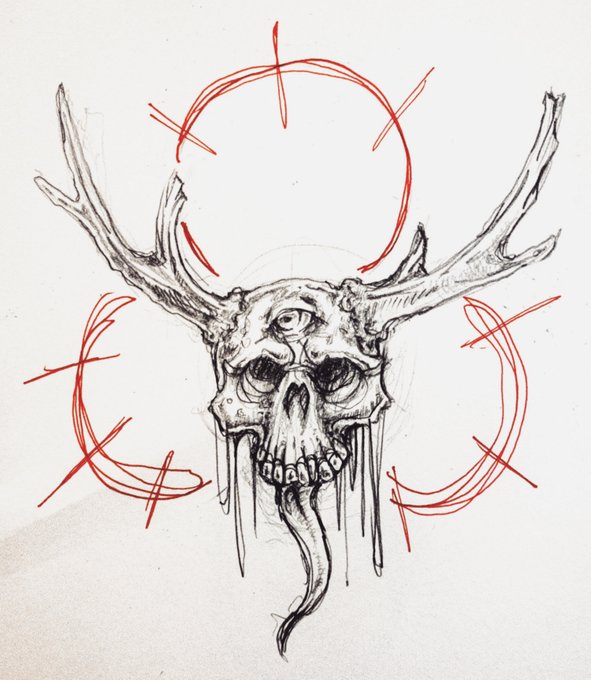 「animal skull」 illustration images(Latest｜RT&Fav:50)