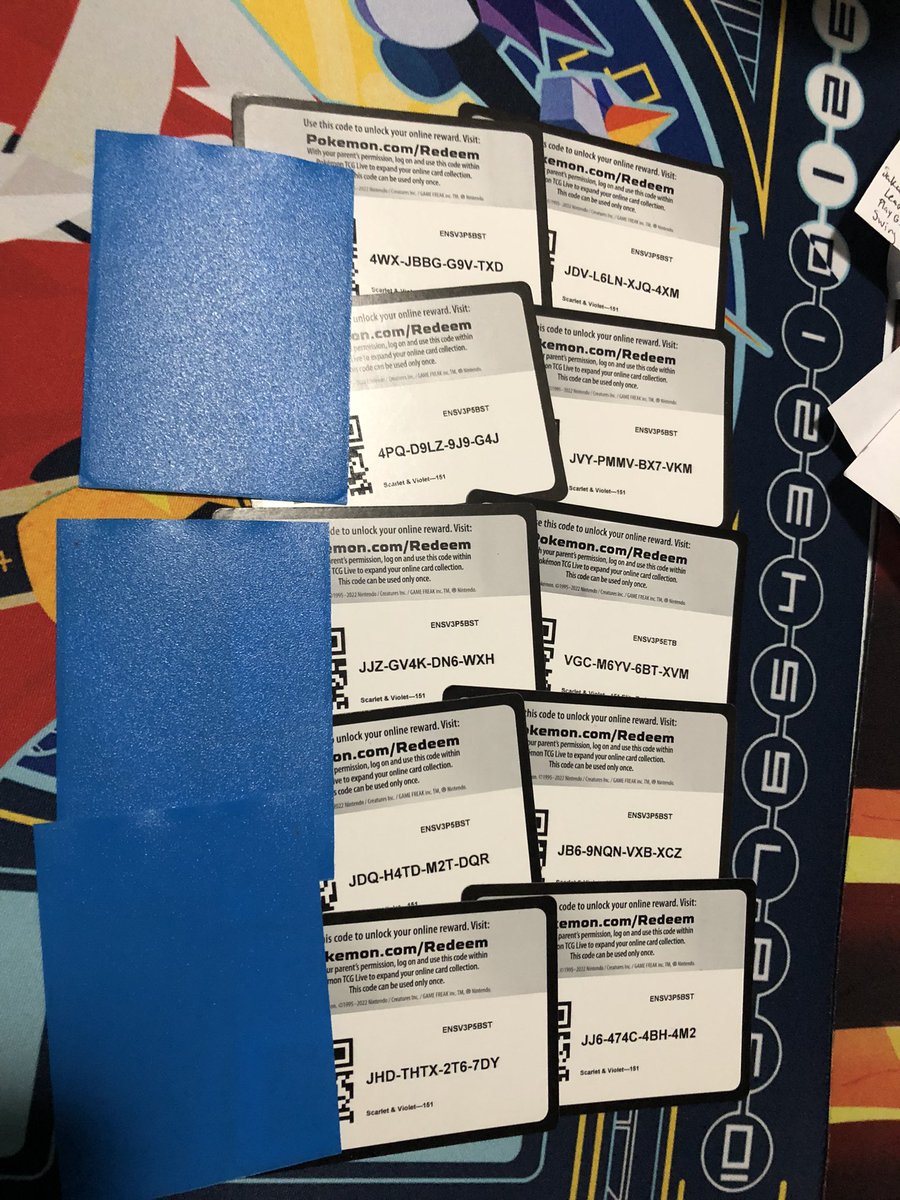 Anyone want want some 151 codes that Jake found lying around?