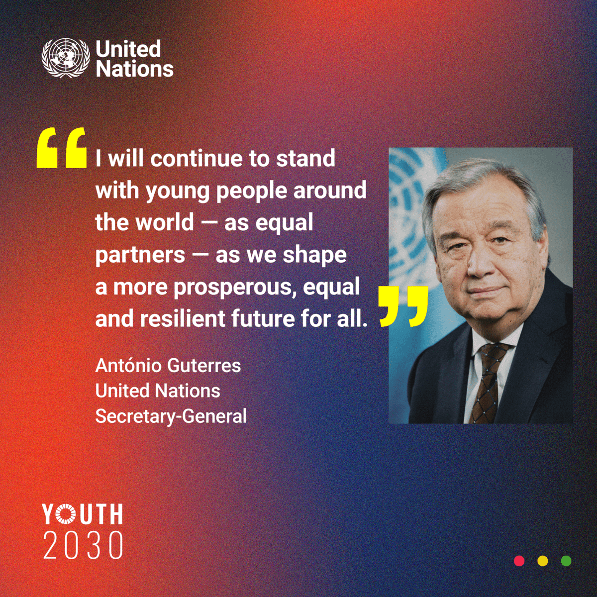 Curious about how the @UN is working with & for youth in your country? 🤔 Check out the 3rd #Youth2030 Progress Report, which highlights the opportunities for governments & organizations to continue strengthening youth engagement & empowerment ➡️ unyouth2030.com/progressreport…