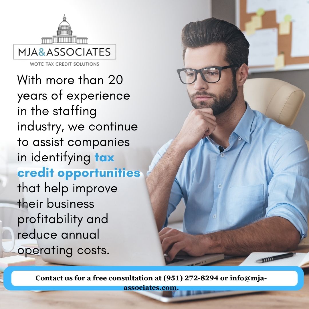 Small to Medium Business Owners, let MJA & Associates handle the details of tax credit administration. Focus on growing your business while we secure your immediate return on investment.

Learn More: nsl.ink/cPai

#BusinessGrowth #TaxAdministration