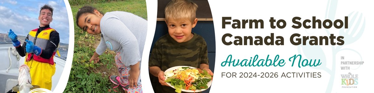 Farm to Cafeteria (@farm2cafeteria) on Twitter photo 📣🎉 We are very excited to announce our 5th cycle of #farm2schoolcanadagrants, in partnership with <a href="/WholeKidsFnd/">Whole Kids</a>!
Applications are open today-April 5, 2024.
Info👉 tinyurl.com/n3kn9eef
#farm2school #f2sgrants2024 #healthyfood #localfood #schoolgarden #saladbar #schoolkitchen 📣🎉 We are very excited to announce our 5th cycle of #farm2schoolcanadagrants, in partnership with <a href="/WholeKidsFnd/">Whole Kids</a>!
Applications are open today-April 5, 2024.
Info👉 tinyurl.com/n3kn9eef
#farm2school #f2sgrants2024 #healthyfood #localfood #schoolgarden #saladbar #schoolkitchen