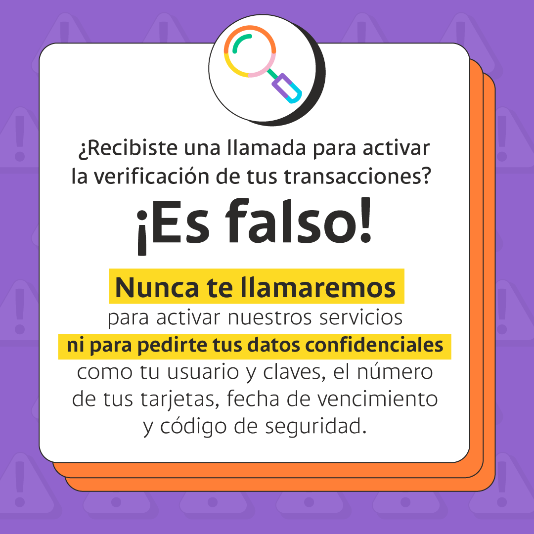 Bancolombia's tweet photo. ¡Cuélgale la llamada a los estafadores! 📞🥷🏻

Por nada del mundo des tu información confidencial a nadie.
Protege a los que quieres y comparte este mensaje.

ʘ ˧ https://t.co/XeFNPTtdQh