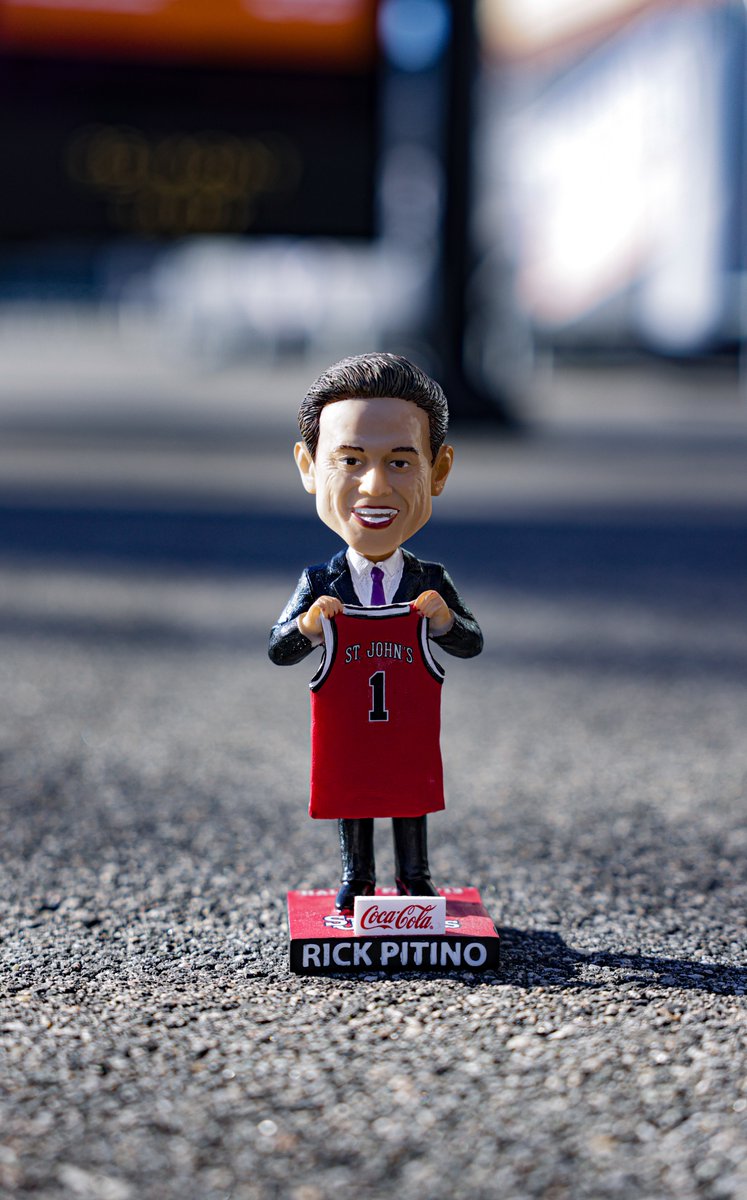 Bobblehead Night tomorrow at @UBSArena 🔥🔥 The first 4,000 fans will receive a Coach Pitino bobblehead courtesy of Coca-Cola! 🎟 → bit.ly/4be3DuX
