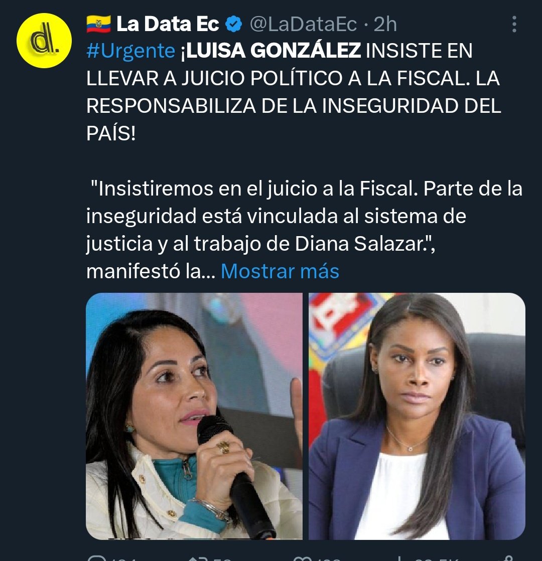 Sebasti37669763's tweet photo. Cuando te sientas con un alto coeficiente intelectual, recuerda que Luisa Gonzáles culpa a Diana Salazar por la inseguridad del país 
#HumorBorrego #Meeee https://t.co/022y2Qgpbz