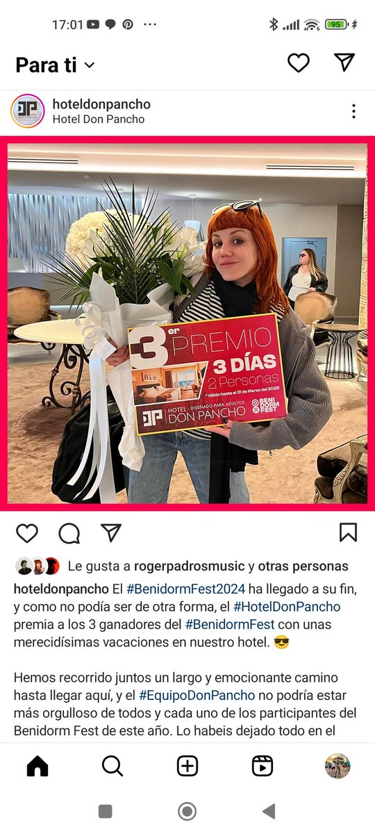 Lo del hotel don pancho es un fiera de serie eee #BenidormFest2024