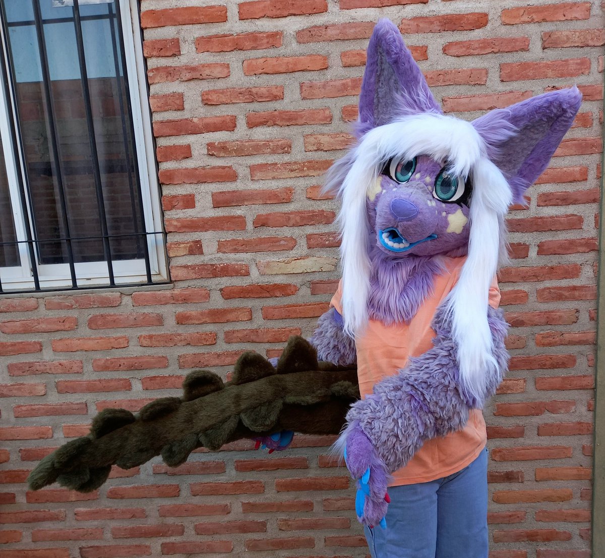 ChainaSilverfox's tweet image. Parcial fursuit finished for @MagicalSamono !!
✨️First fursuit completed this year!!!