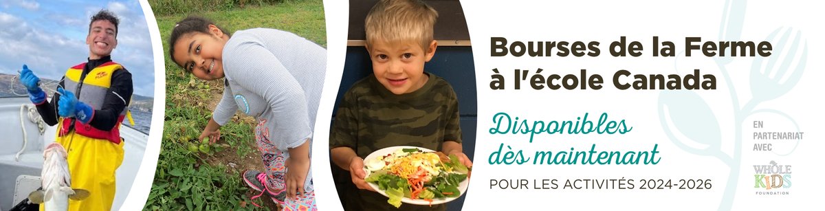 Farm to Cafeteria (@farm2cafeteria) on Twitter photo 📣🎉 Nous sommes très heureux d'annoncer notre cinquième cycle de bourses de la ferme à l'école du Canada en partenariat avec <a href="/WholeKidsFnd/">Whole Kids</a> !
Les demandes doivent être reçues avant le 5 avril. tinyurl.com/246je5mz
#Delafermeà lécole #Financement #barà salade #jardinscolaire 📣🎉 Nous sommes très heureux d'annoncer notre cinquième cycle de bourses de la ferme à l'école du Canada en partenariat avec <a href="/WholeKidsFnd/">Whole Kids</a> !
Les demandes doivent être reçues avant le 5 avril. tinyurl.com/246je5mz
#Delafermeà lécole #Financement #barà salade #jardinscolaire