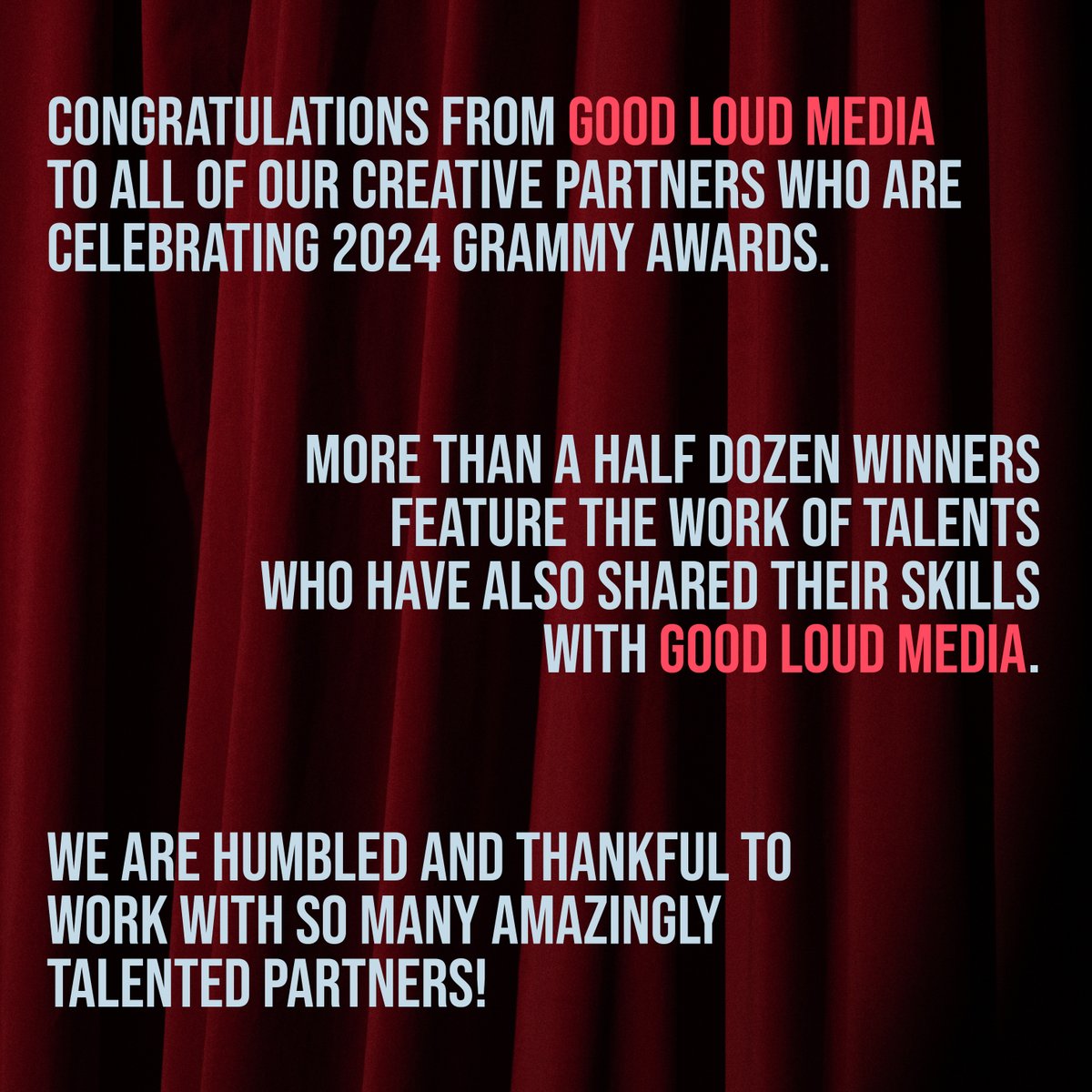 GoodLoudMedia tweet media