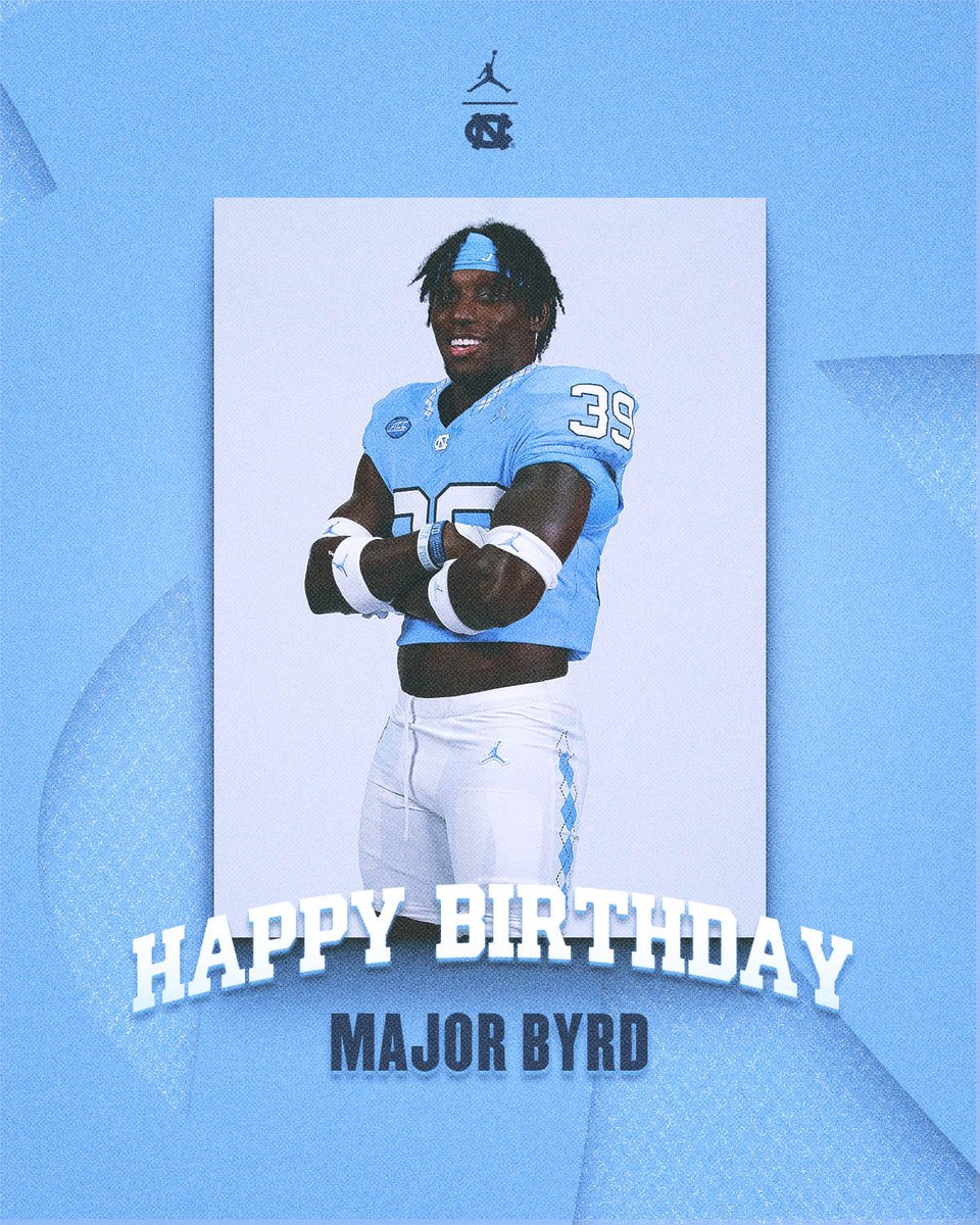 Happy Birthday, <a href="/byrd_major/">Major Byrd</a>

#CarolinaFootball 🎂 #UNCommon