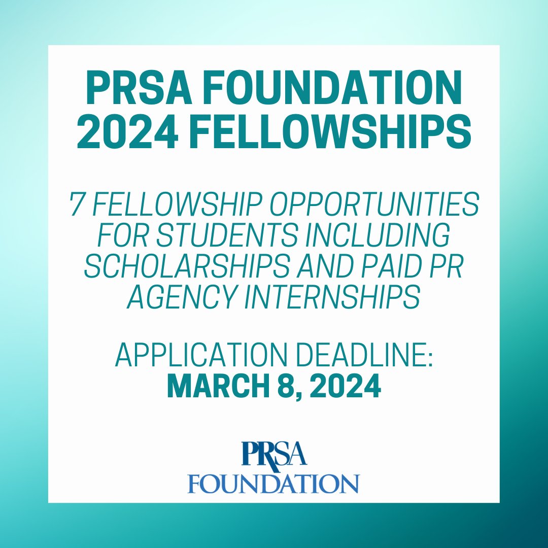 PRSA Foundation tweet media