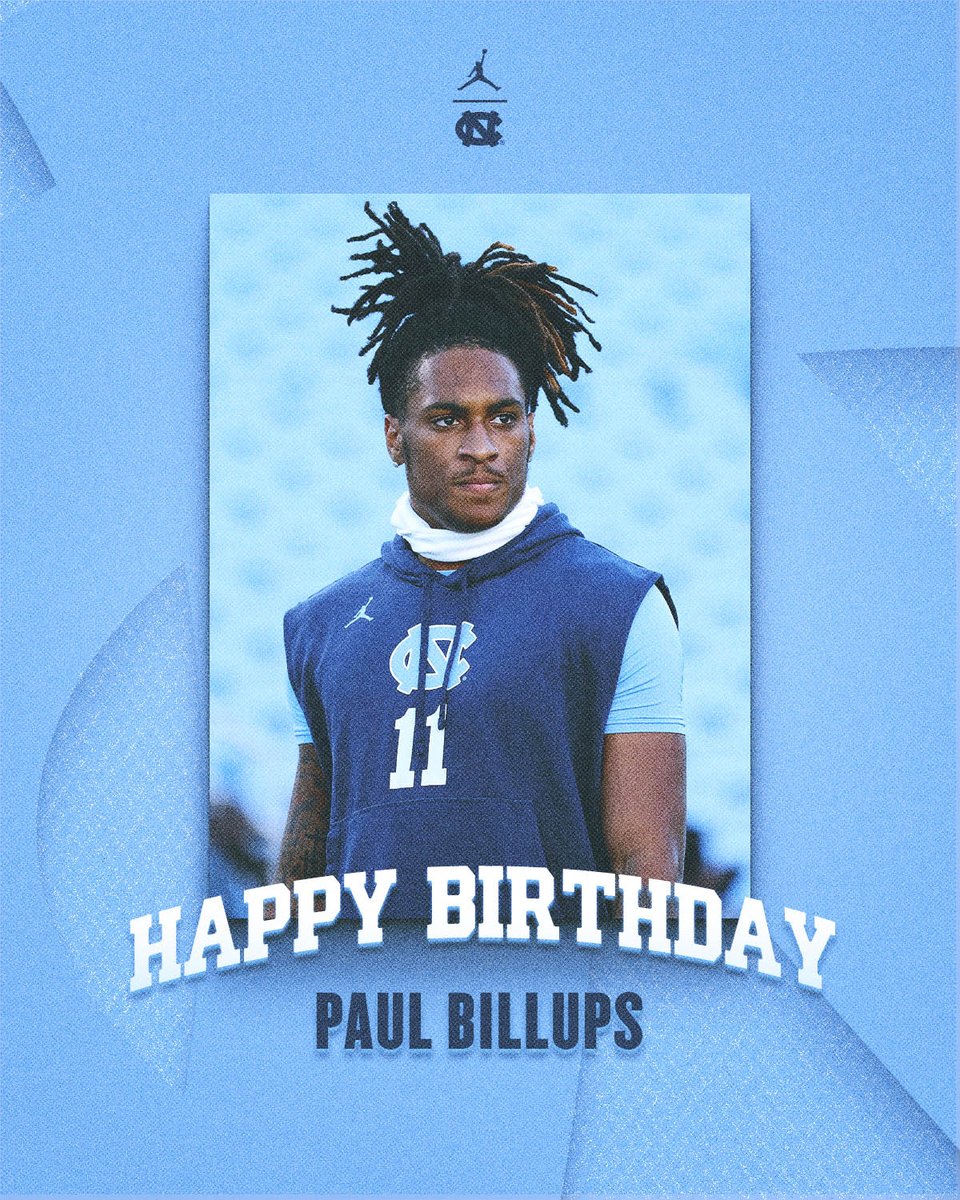 Happy Birthday, @PaulBillupss2 #CarolinaFootball 🎂 #UNCommon