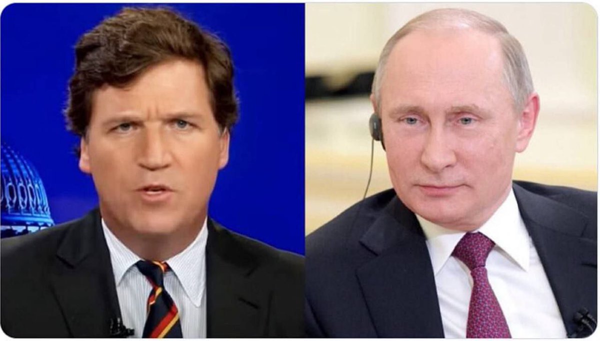 The traitor Tucker Carlson left the Moscow hotel for the Kremlin!

Kremlin officials have not yet confirmed that he might interview Putin and accuse him of being a CIA operative.

Unlike his father Richard Warner Carlson, who is a major CIA employee and risks his life in the
