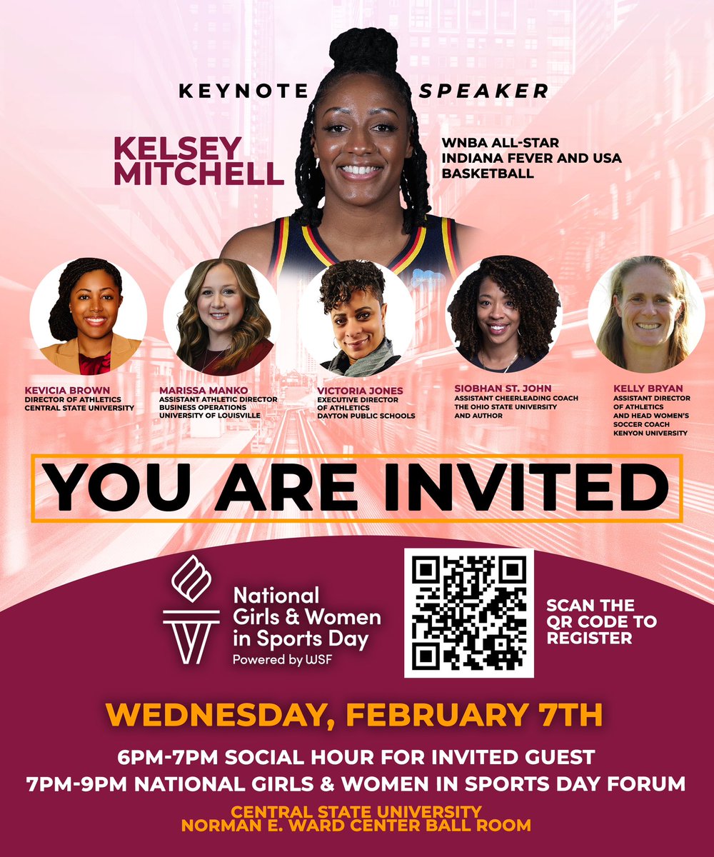 Join us as we celebrate National Girls and Women in Sports Day!!! #ngwsd2024 #ngwsd #centralstate87 #marauders #marauderathletics #siac #ncaa #hbcu #womeninsports