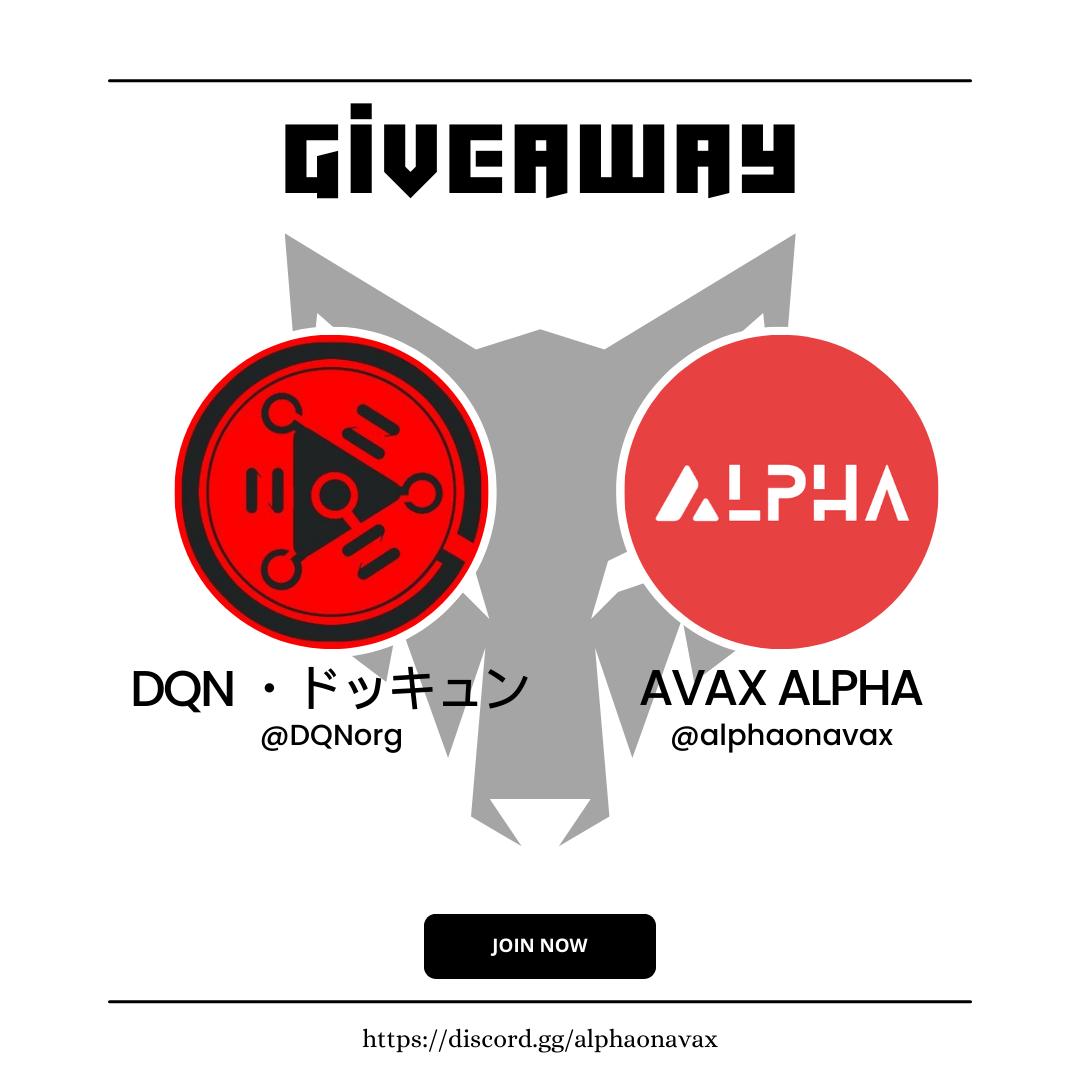 alphaonavax's tweet photo. We are giving away 10 @DQNorg  whitelist spots 

Follow @alphaonavax and @DQNorg ▶️⏺️⏸️

Like, RT and Comment🔺 

24H https://t.co/VXhN1520aw