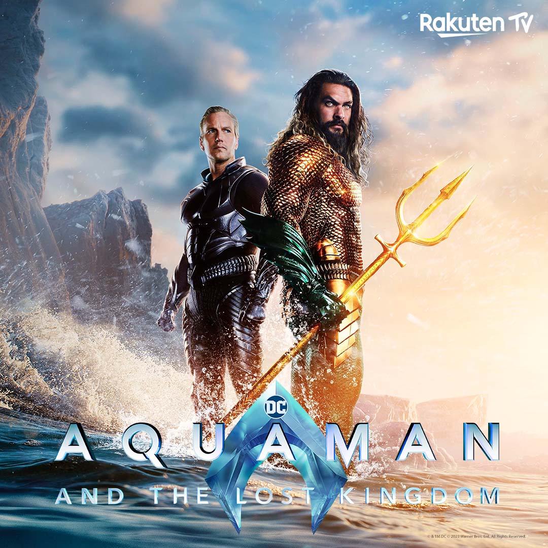 One king will lead us all. 🌊 Aquaman and the lost kingdom 🔱 now available on Rakuten TV. 👉 brnw.ch/21wGHfl