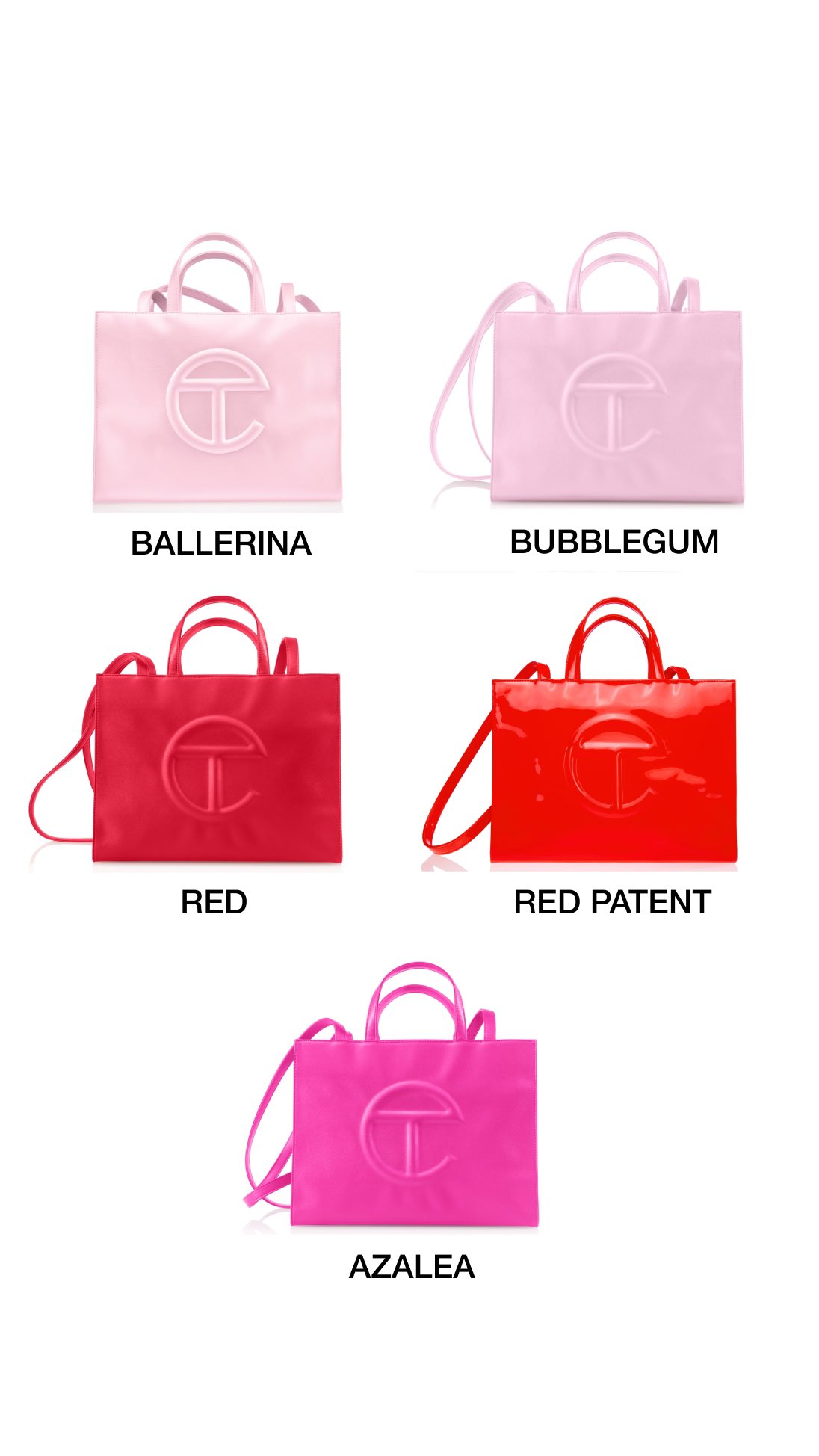 TELFAR on X IN STOCK NOW BALLERINA AZALEA BUBBLEGUM RED RED PATENT until we sell out https t LCK6ZXVDy1 https t nX2LDg4bpN https t cJXt5FbtMx X