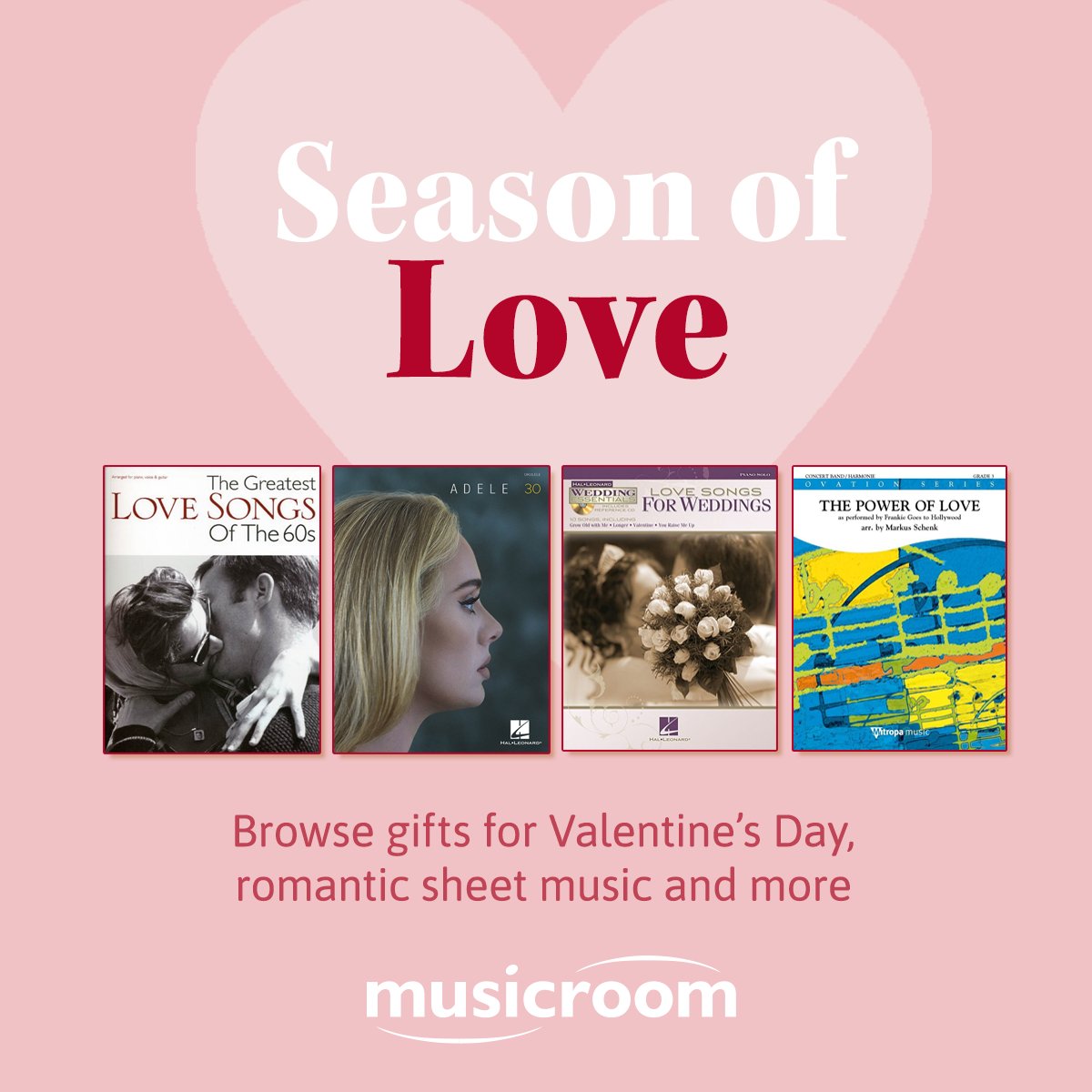 Discover our huge range of timeless music in the key of love, with everything from songs and ballads, to iconic movie soundtracks from the likes of Titanic and The Lion King as well as music perfect for any romantic occasion! Browse the selection➡️ tinyurl.com/4f4pxupk