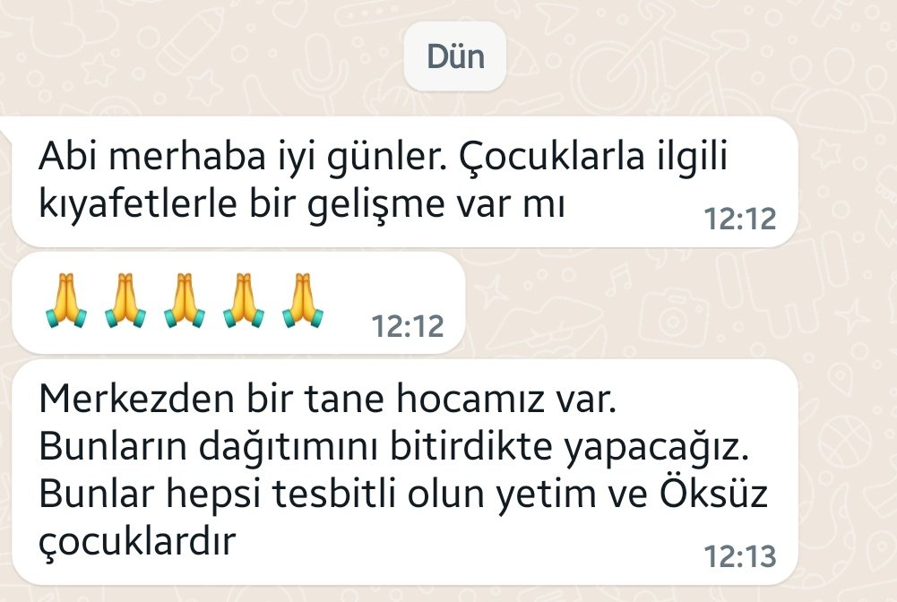 Yer Şanlıurfa 
140 Yetim ve öksüz çocuğumuz için bot mont ihtiyacı vardır.
Çocukların hepsi yetimdir.

1 çocuk bot mont 500 TL dir.
Toplam maliyet 70.000tl dir

Mont bağışı yazarak

Yardım gönülleri dayanışma derneği

TR38 0001 0003 1991 7108 2450 06