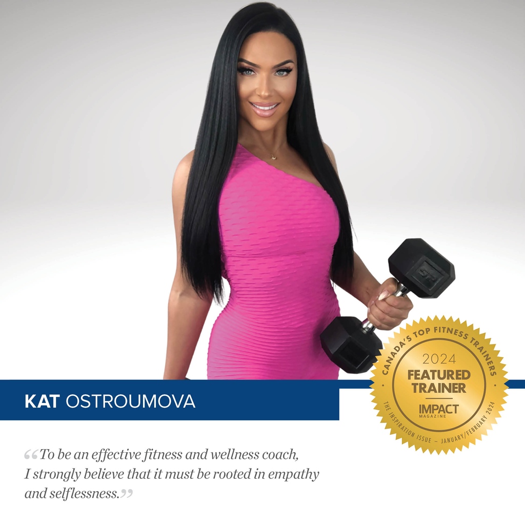 Meet @katostroumova, one of Canada's Top Fitness Trainers 2024! ⁠ Read Kat’s feature by clicking the link ⁠impactmagazine.ca/featured/canad… #fitness #fitnessinspo #fitnessindustry #fitnesscareer #trainer #protrainer #teaching #classof2024 #fitnessprofessional