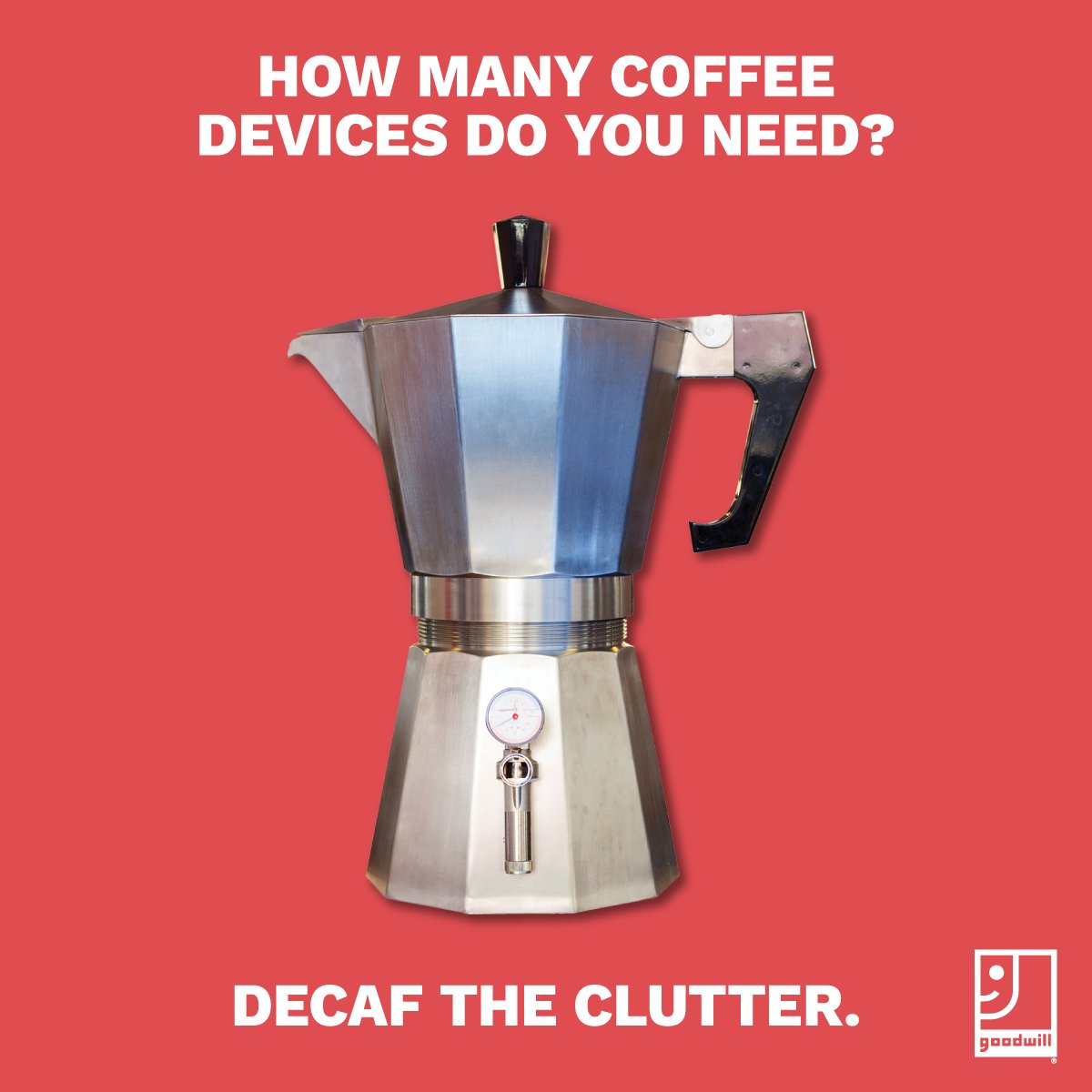 We're all guilty of keeping what means most to us... but it's time to give up your old crusty espresso maker. Decaf the clutter.  ☕️ #ThriftLove #Donate #Declutter #Organization #Valentines #Galentines #Thrifting #thrifted #Sustainable